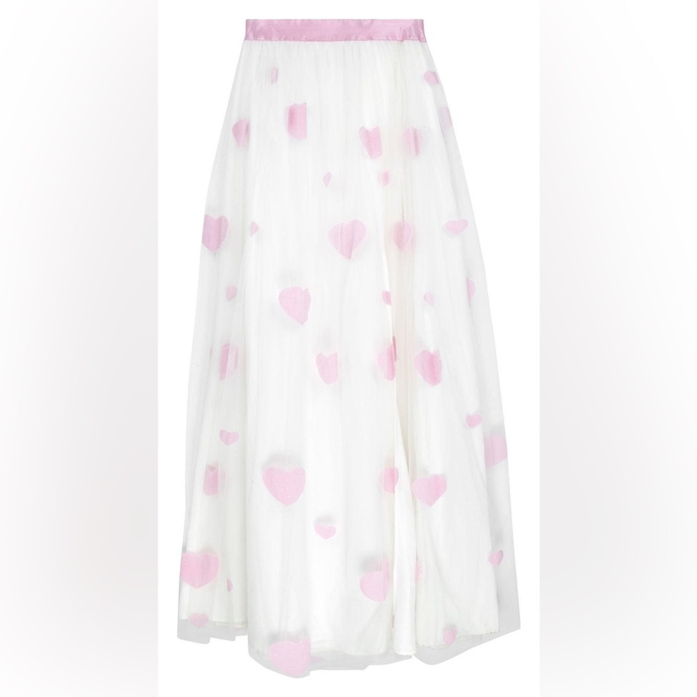 ASOS Hello Kitty Pink Hearts Tulle Maxi Skirt